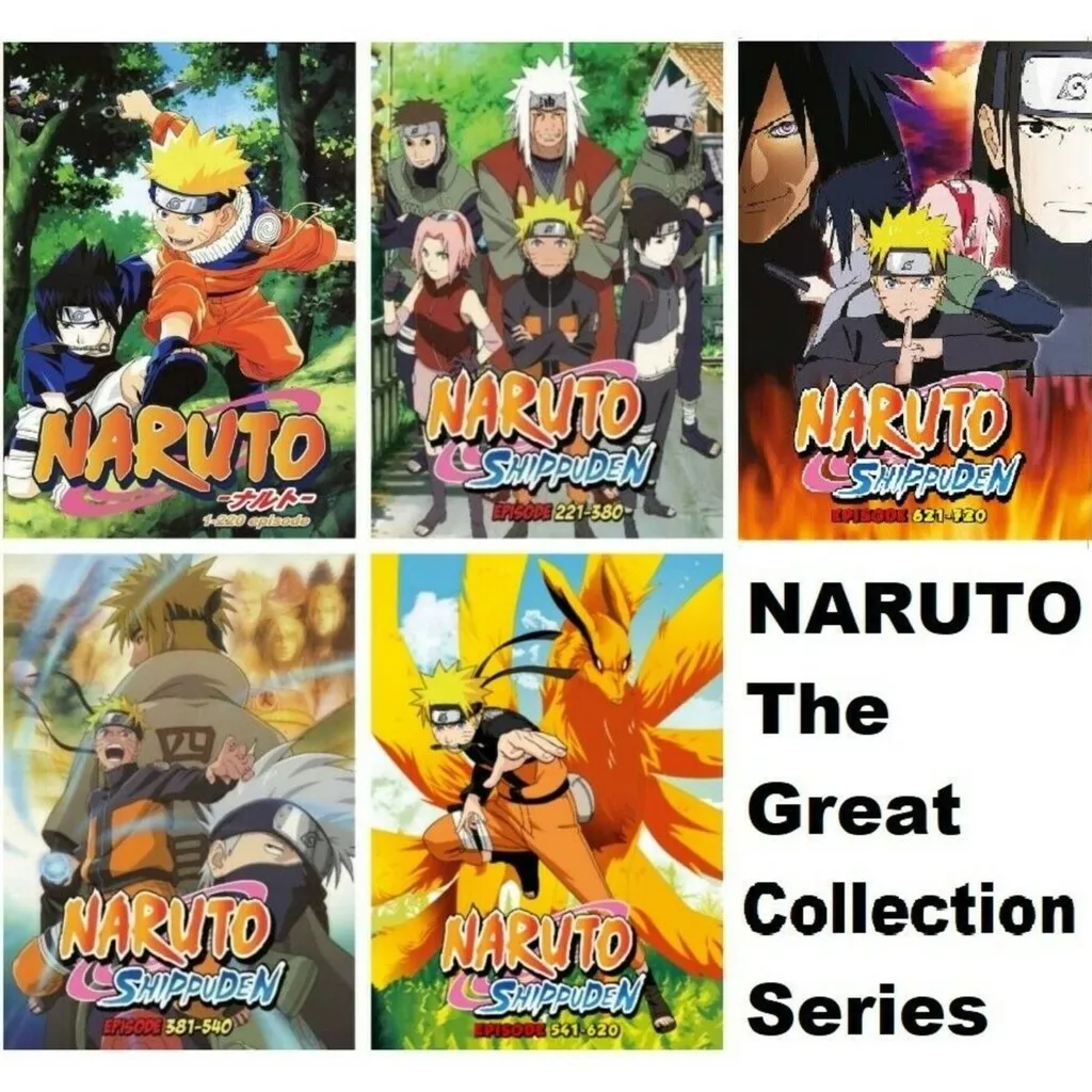 NARUTO - ANIME TV SERIES DVD (1-220 EPS) (FULL ENGLISH DUBBED) SHIP FROM US