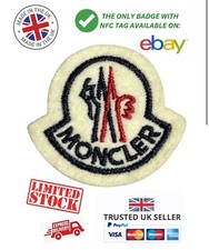 Moncler Ersatz Sport bestickt | Aufnäher Patch Abzeichen mit NFC Etikett