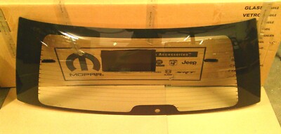 Scheibe Heckscheibe Chrysler Voyager Dodge Caravan 01-03 Grüncolor ORIGINAL
