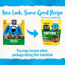 Blue Dog Bakery Natural Dog Treats, Softies, Peanut Butter Flavor, 16.2oz