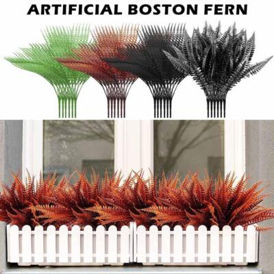 Artificial Boston Fern UV Resistant Lifelike Artificial Boston Pl/s Fern P5 Y2A1