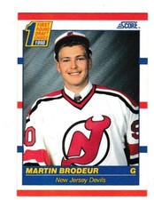 Martin Brodeur 1990 Score rookie hockey card # 439