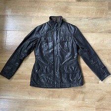 Barbour Wax Jacket Dark Brown / Black Carbon Kate | Women’s Size Uk 12 Medium