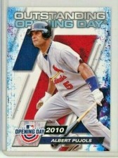 2021 Topps Opening Day Outstanding Opening Days #OOD-2 Albert Pujols - MINT