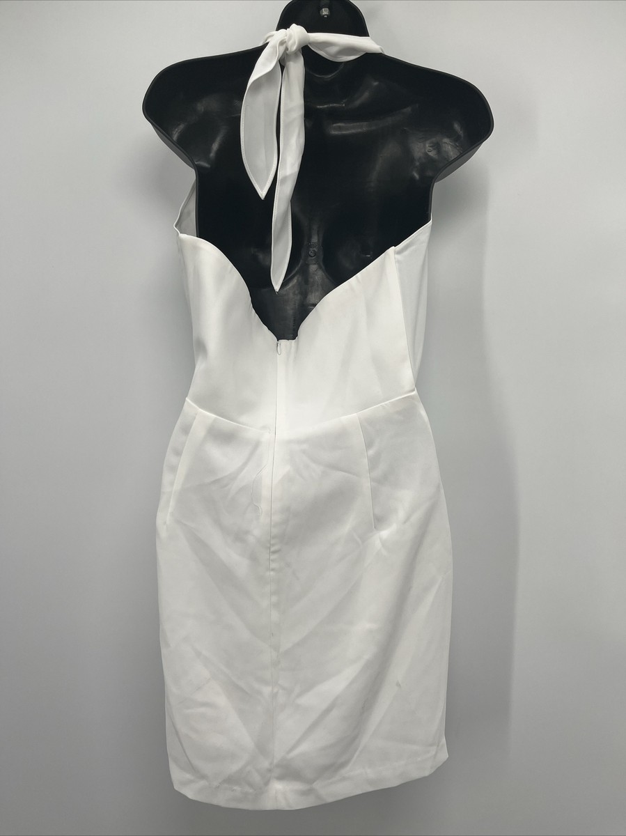 Amanda Uprichid Women's Halter Neck Sleeveless Mezcal Mini Ivory Dress Size S | eBay Amanda Uprichid Women's Halter Neck Sleeveless Mezcal Mini Ivory Dress Size S | eBay