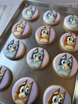 Bluey And Bingo Sugar Cookies 
