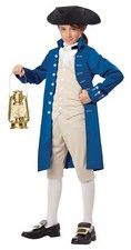 Paul Revere Colonial American Revolution Fancy Dress Halloween Child Costume