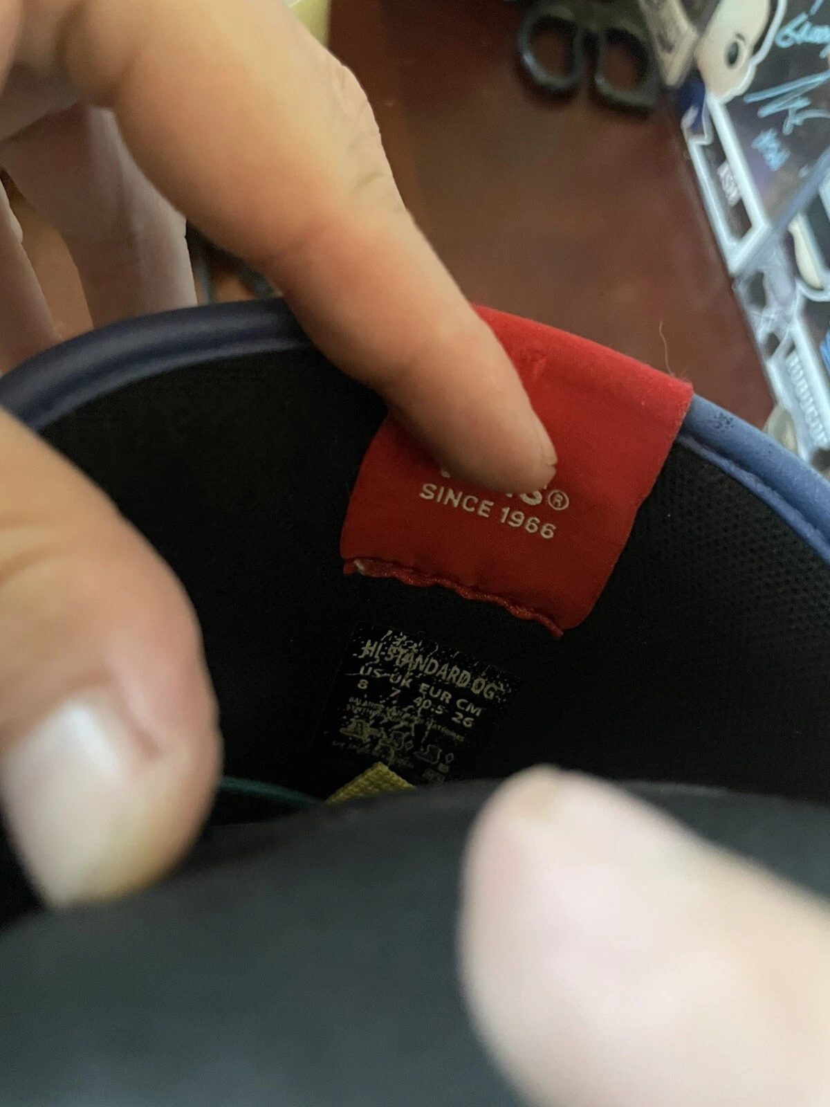 Meh Condition Stivali da snowboard Vans Hi Standard OG Blu Uomo 8 Blu