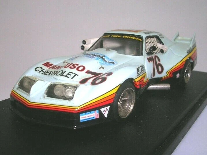 CHEVROLET CORVETTE GREENWOOD MANCUSO 6 H:WATKINS GLEN 1977 DE PIRRO X-AMR 1/43 - Immagine 2 di 4
