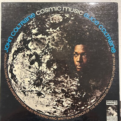 John & Alice Coltrane - Cosmic Music LP - Impulse! [AS-9148] 1969 (VG+/VG+)