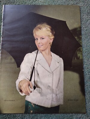Sk86 Ephemera 1962 Pop Picture Petula Clark 