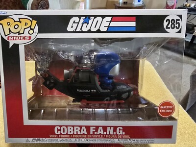 Cobra F.A.N.G. FUNKO POP RIDES GI JOE NOT MINT