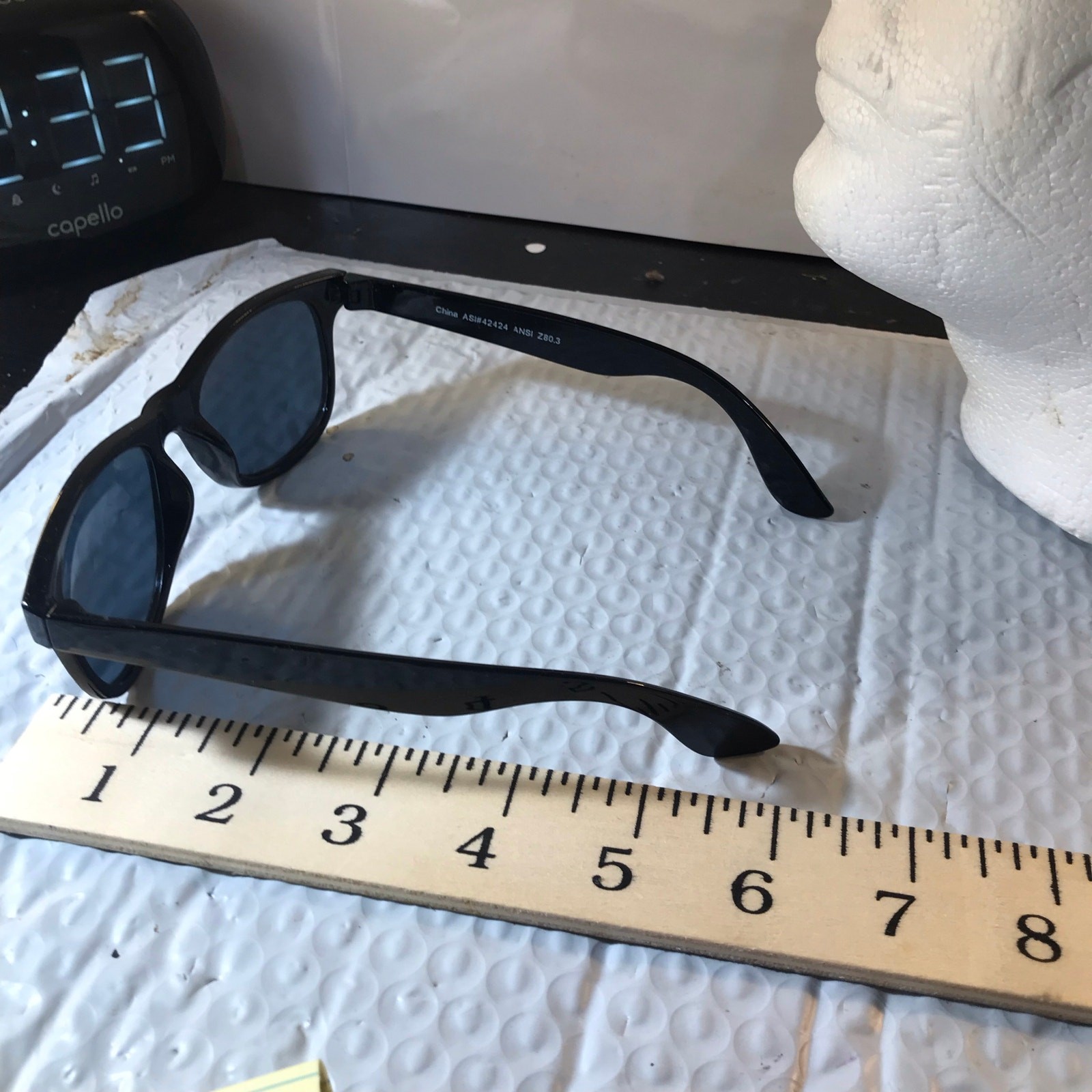 BLACK SUNGLASSES FRAMES ONLY STYLISH - image 6