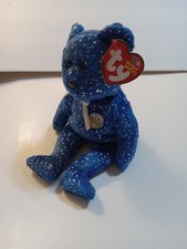 TY Beanie Baby - DECADE the Bear (Royal Blue Version) (8.5 inch)