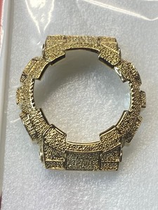 CASIO GD-100 GD-110 GA-110 GA-100 gold color 8 diamond Bezel