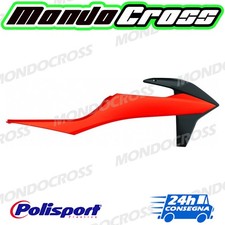 Fianchetti radiatore POLISPORT arancione fluo nero KTM 300 EXC 2020-2023