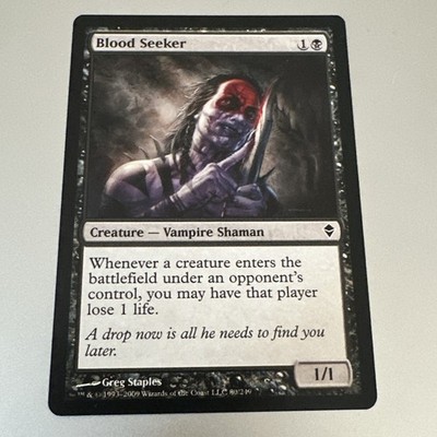 Blood Seeker #80 (NM) Zendikar ZEN Magic MTG - Buy 3 Get 2 Free