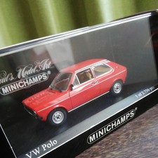 1/43 scale diecast car VW POLO 1975 MINICHAMPS Volkswagen Polo Red MINICHAMPS