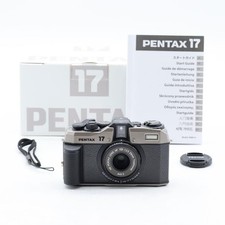 PENTAX 17 Dark Silver Compact Camera Lens Clean Condition From Japan