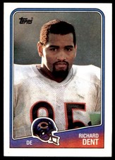 1988 Topps Richard Dent Chicago Bears #80
