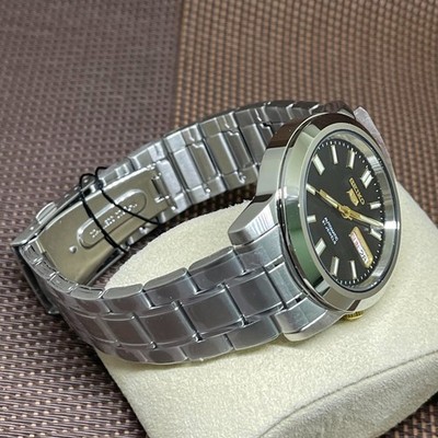 Seiko 5 SNKK17K1 Automatic 21 Jewels Stainless Steel Black Analog