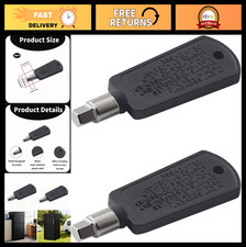 2-Pack Mini Fridge Lock Freezer Door Key Replacement Pentagonal Security Key