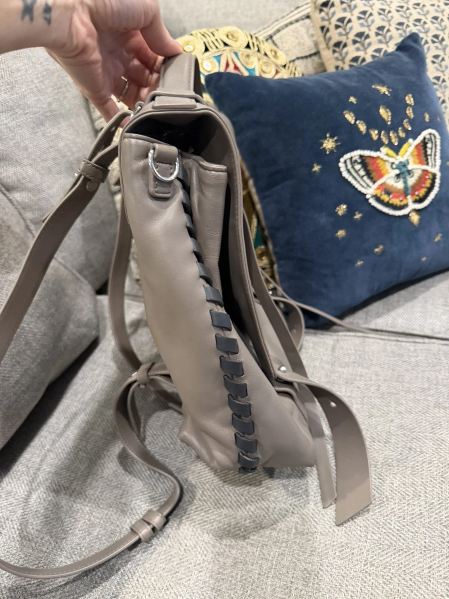 anouck sling leather backpack allsaints Women's Handbags Alba Black : Clothing, Shoes & Jewelry Perfect for daily commutes or weekend outings Carabiner Embossed Logo Leather Backpack