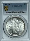 1879-O $1 Morgan Silver Dollar PCGS MS63 – Classic New Orleans Mint Dollar