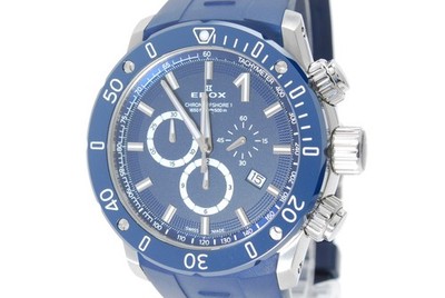 Edox Chronoffshore No.1123769 Chronoffshore-1 Quartz Men's Watch 46.5mm Blue