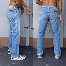 Rare Vintage 80s USA LEVI'S 501 Denim Jeans Light Wash  act31.5x29 