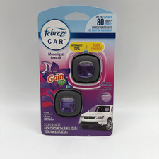 Febreze Car Air Freshener Vent Clips Moonlight Breeze 2 Clips 1 Pack