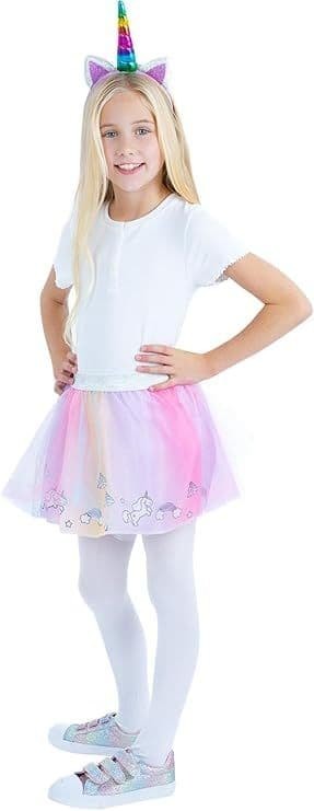 Girls Rainbow Unicorn Tutu Kit