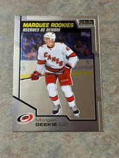 20-21 UD OpeeChee Platinum Hockey Marquee Rookies Morgan Geekie Carolina Canes