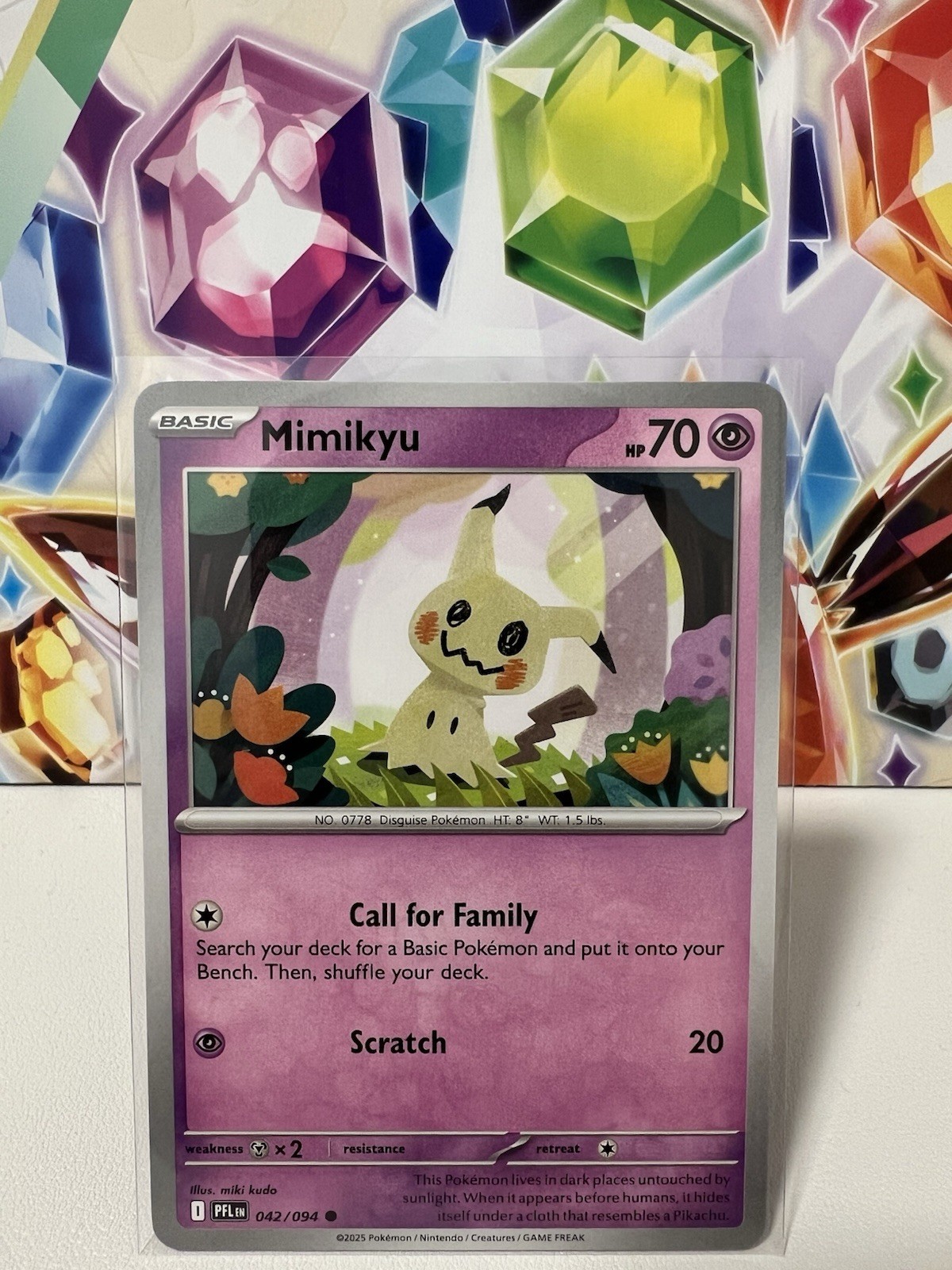 Mimikyu 042/094 Common Regular - Pokemon TCG Phantasmal Flames - NM