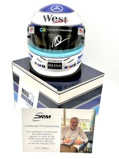 F1 McLaren Mika Hakkinen Signed 2001 Season 1:2 Mini Helmet Limited Edition 🇫🇮