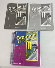 Abeka Grammar  Composition II Grade 8 Teacher Textbook Key Tests Quizzes 4th Ed