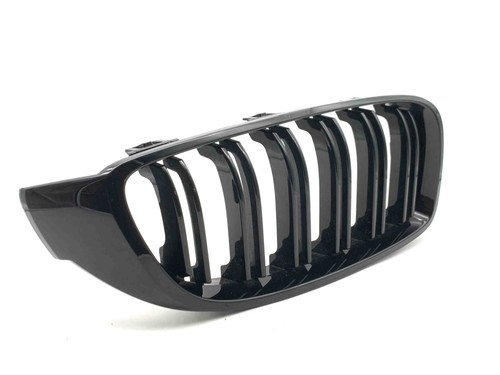 2015 BMW 4 Coupe F32 vordere Stoßstange Kühlergrill rechts Schwarz