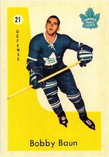 1959-60 Parkhurst REPRINT #21 Bobby Baun