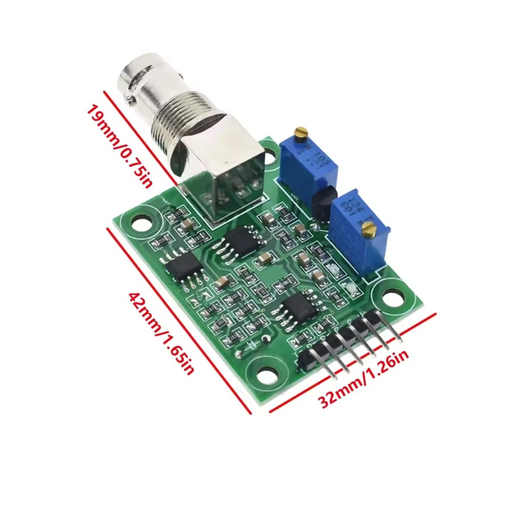 Liquid PH0-14 Value Detect Sensor Module + PH Electrode Probe BNC for Arduino
