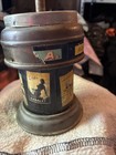 Lot 397: Vintage Cigarette Dispenser w/ Travel Ad Design