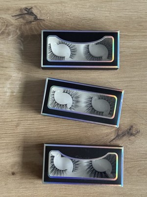 6 Paar Selbstklebende Wimpern Fakes Lashes Kunstliches Make-up