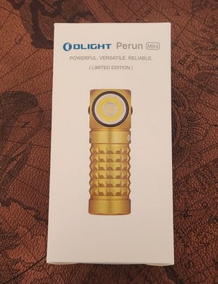 Olight Perun Mini Kit Yellow Limited Edition. Very Rare Collector Item.
