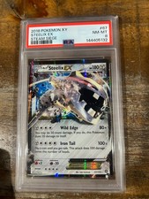 POKEMON 2016 XY Steam Siege STEELIX Ex #67 PSA 8 RARE