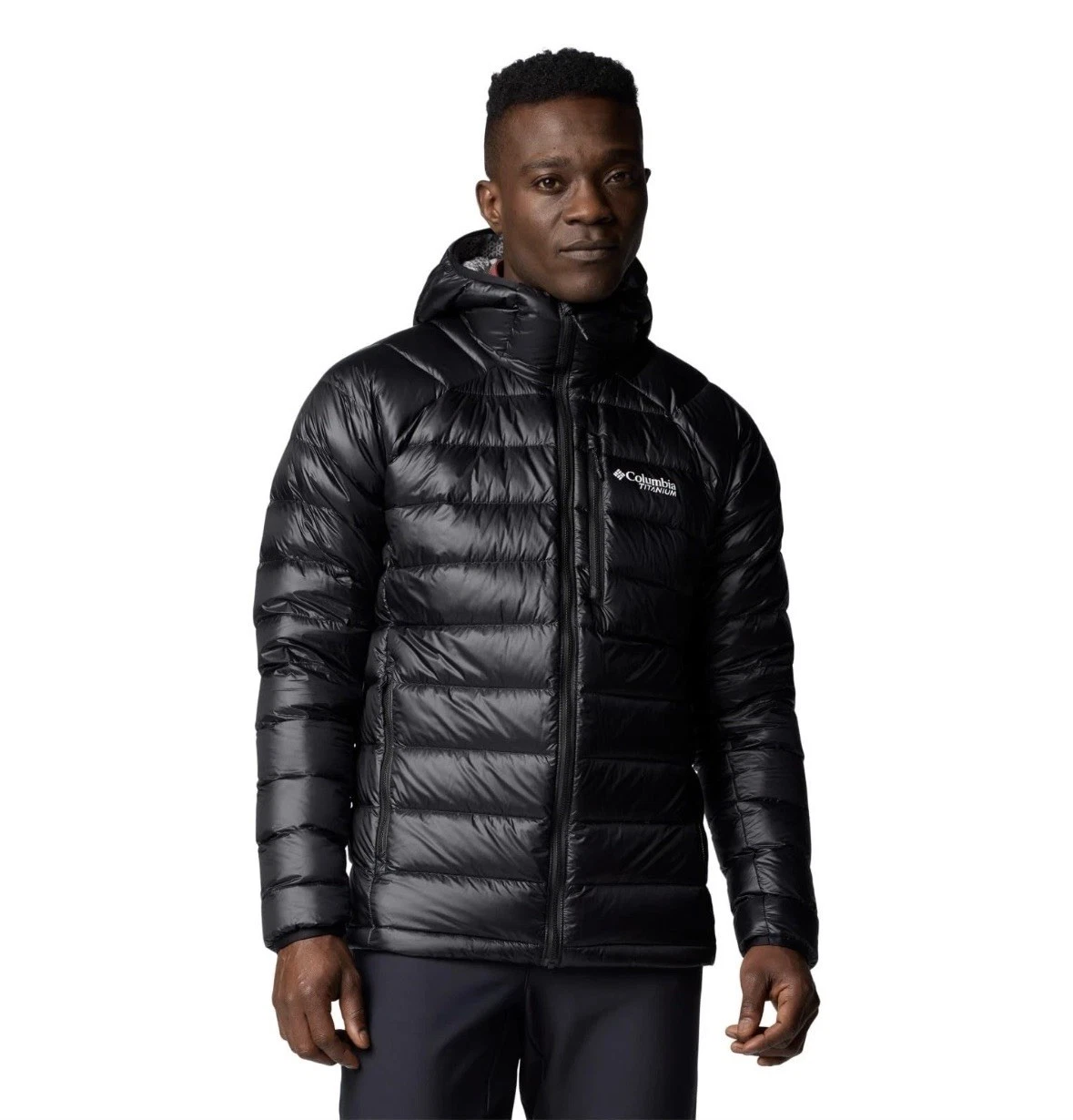 Columbia Arctic Crest Down Hooded Jacket, 700-Fill Power Down, Omni-Heat Arctic