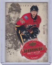 2008-09 Upper Deck Artifacts Rookie /999 Brett Sutter #296