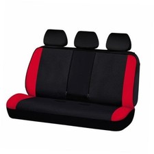 Rear Bench car seat Covers car seat Protectors Split Neoprene Red Black