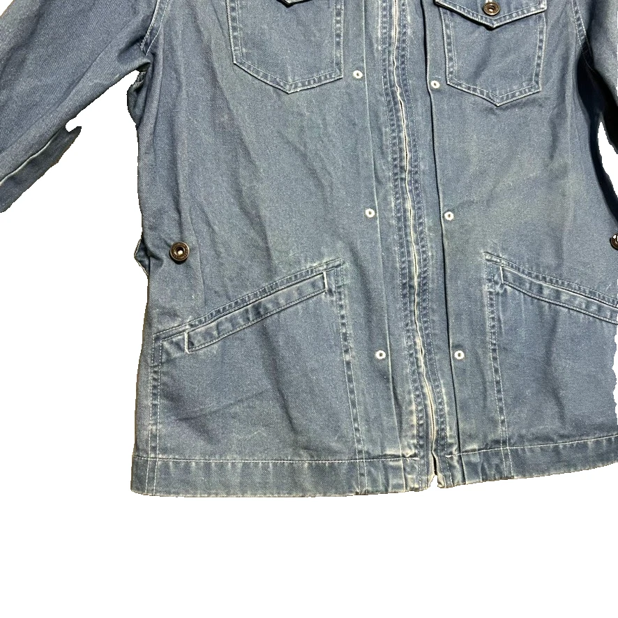 Vintage Ralph Lauren Dry Goods Jeans Denim Chore Jacket Coat Women's Size L - Image 4 of 4
