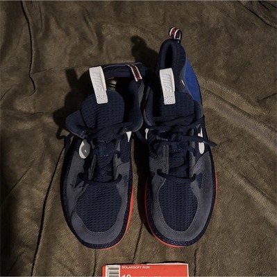 Nike Solarsoft Run 631409-414 Midnight Navy White Game Royal Men Sneaker