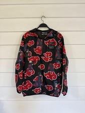 NWOT REASON Naruto ITACHI Anorak Windbreaker Jacket Akatsuki clouds Size S Y904K
