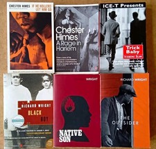 Richard Wright/Chester Himes/Iceberg Slim/Black Boy/Rage In Harlem/Outsider/6xBK